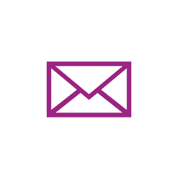 Icône violette email