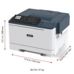 Xerox® C310 kleurenprinter afmetingen