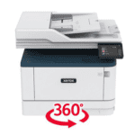 Virtuele demonstratie en 360°-aanzicht van de multifunctionele printer Xerox® B315.