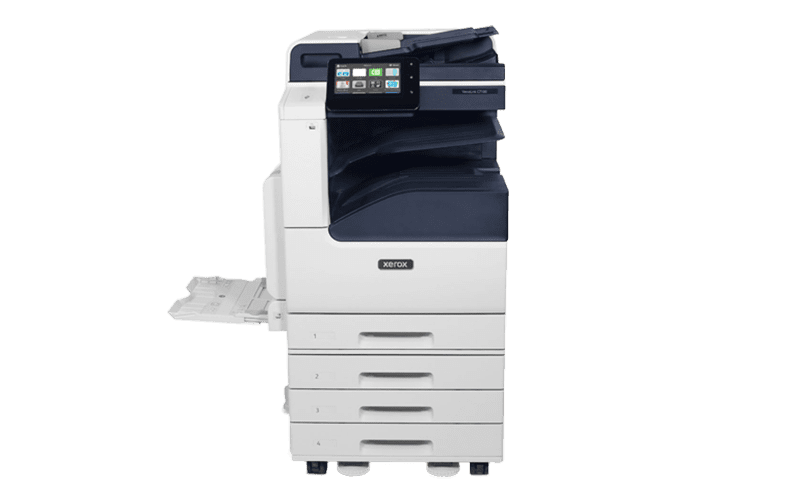 Xerox® VersaLink® C7100 serie, multifunctionele kleurenprinter vooraanzicht